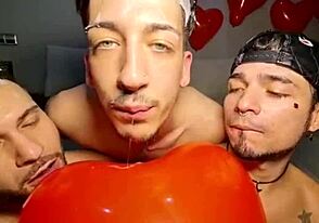 Orgy madness with Pablo Bravo and Bravo Fucker banging Marcos Rush and Neron Angel!