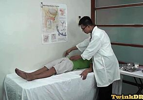 Man, that Nippon twink got anally toyed by the doc!