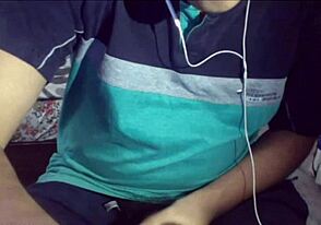 Cute Indian Guy SHOWS OFF Big Dick While Masturbating