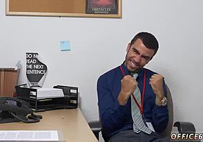 Straight virgin twinks team up for gay cock action