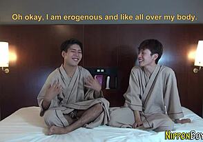 japanese twink giving sloppy head, wanna watch this hot mess? 😜