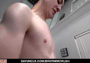 My Little Step Brother Looks So Cute And Sexy In His Onesie Pajamas Getting Pounded Hard