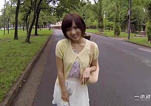 japanese beauty yu asakura gives intense blowjob and handjob in creampie scene