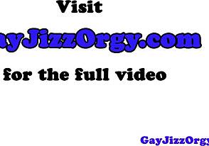 لاندون كونراد في أورجي مجموعة جامدة مع هانكس رياضيين يمصون ويزبون كس عشان قذف كريمي