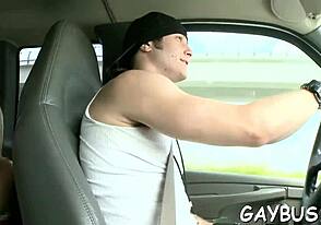 Gay Oral-Service Porn with Deep Throat Details