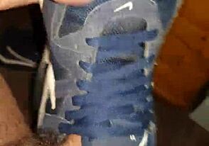 Nike AirMax gay dick BLOWJOB with hot French flair