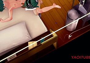 deku here gettin blown & fucked by bakugou... damn