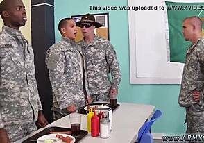 Ever seen teen soldiers drilled hard in outdoor army action?