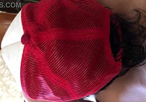 Intense blowjob on big cock