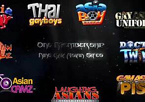 Asian Twinks Non and Poi Get Down to Bareback Action