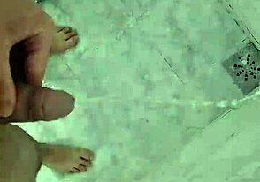 Just watch this sexy Latino twink pissing hot in the shower.