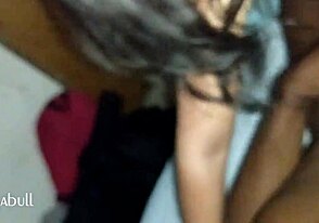 Damn, sucking that huge black cock at night is wild! 😈