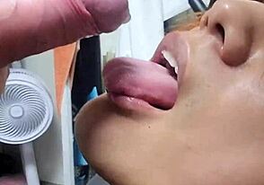 getting my dose of creamy load