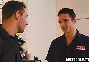 damn, that big cock car mechanic totally drilled me hard, man