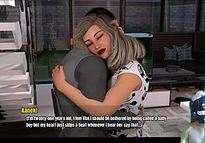 علمت كاتي الجنس الصلب في منزل الجدة مع أفعال كوسبلاي برية. كان مجنوناً!