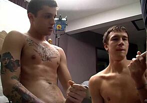 Bryce Corbin, suck those cocks blindfolded!