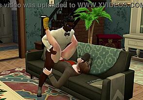 Gay Threesome Explodes with Monster Cock Anal Action!