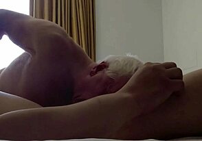 horny grandpa keeps sucking that 38-year-old straight guy like no tomorrow