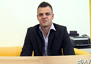 Double Anal Penetration Rocks 3some Homosexual Sex Game