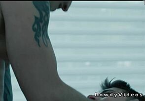 deep throat mail carrier gets anal slammed by famous podcaster