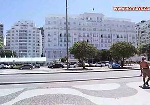 Novinhos Cariocas Neuken Russische Toeristen Strakke Kont Hard