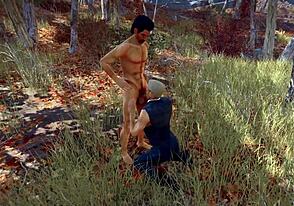 Cítim sa tak živý so Stanom a Jonathanom, delíme si intímne cucanie v lese. Príroda to robí nezabudnuteľným.