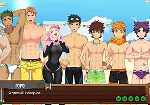 Twink anime joven explora fantasías prohibidas de yaoi