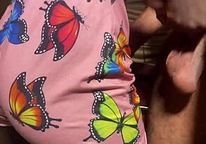 ป้า Ebony กระหืดอยากควยฉันสำหรับ 1on1