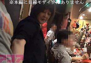 Secret Japanese snack bar caught on camera with wild group action. Amateur Asians unleash cum and chaos everywhere!