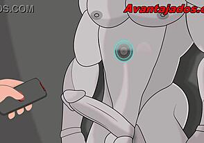 Bold gay cartoon with Brazilian flair