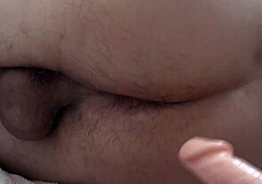 i'm waiting for your hard ass fucking with dildo