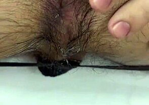 hung man has me suck before pounding my hairy hole again
