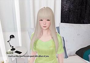 Hei, katso tätä villiä ruskeatukkaista alusvaatteissa, niin laiha!!