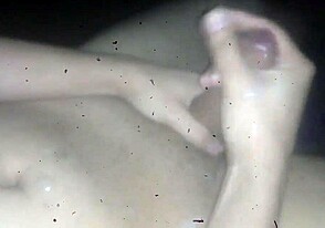 This guy’s solo feet fetish led to a wild gay cumshot moment