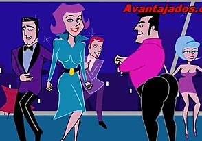 WHOA! Gay Seks Cartoon Fest in Braziliaanse Hentai!