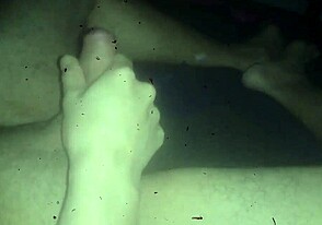 This guy’s solo feet fetish led to a wild gay cumshot moment