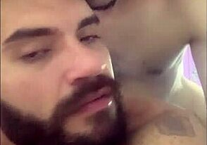 Hey, me and my boy getting wild together