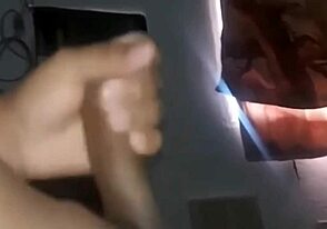 Look how hard I’ve got it while pounding my ass!