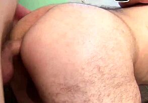 skinny german couple enjoys bareback anal creampie at home