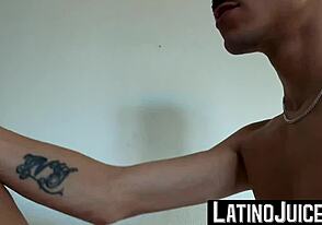 Skinny Latino twink gets nailed