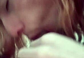 trans babe sucks so good, just watch her go at it