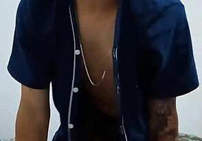 Wow, Leitando with a Pau Gostoso in Hot Bisexual Amateur Dance!