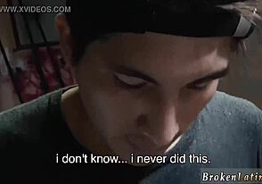 Conversational Naked Latin Dudes Give Hot Blowjob in Wild Amateur Scene