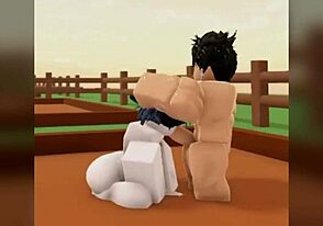 Yisus and Rave share a playful adventure in their virtual garden