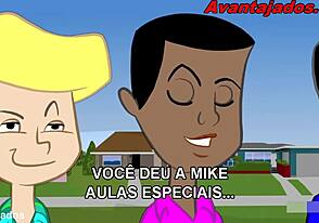 Cartoon Gay Action with Rabudo Man in Wild Surubão