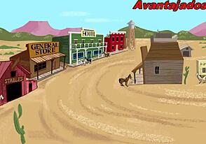 Anime gay porno with rabudo cowboys in wild action