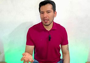 How does this mature American bang his young Spanish twink bareback?