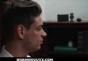 Mormon jock gets promoted hard