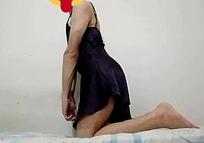 Showing off my curves while wearing a full dress in style