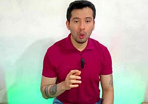 How does this mature American bang his young Spanish twink bareback?